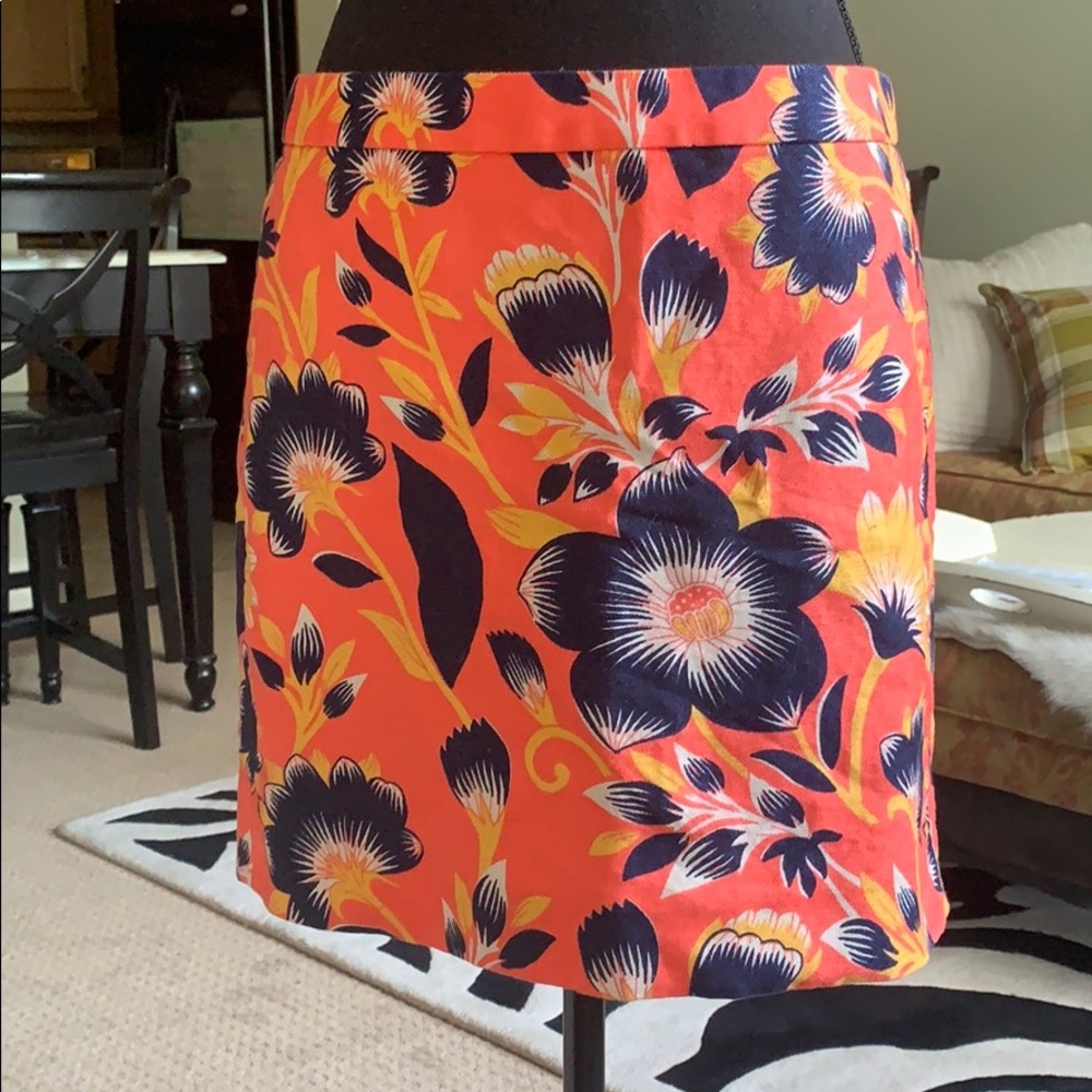floral skirt